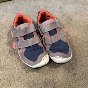 PLAE Kids' Navy and Orange Sneakers